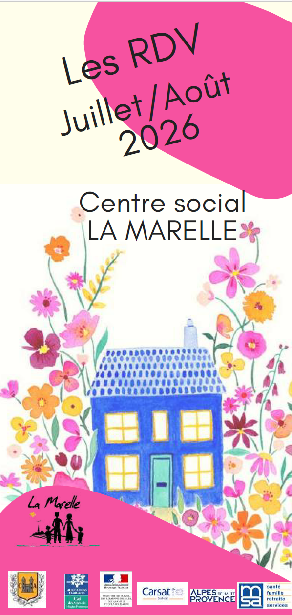 Les RDV de la marelle juillet aout 2026