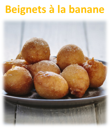 Beignets  la banane