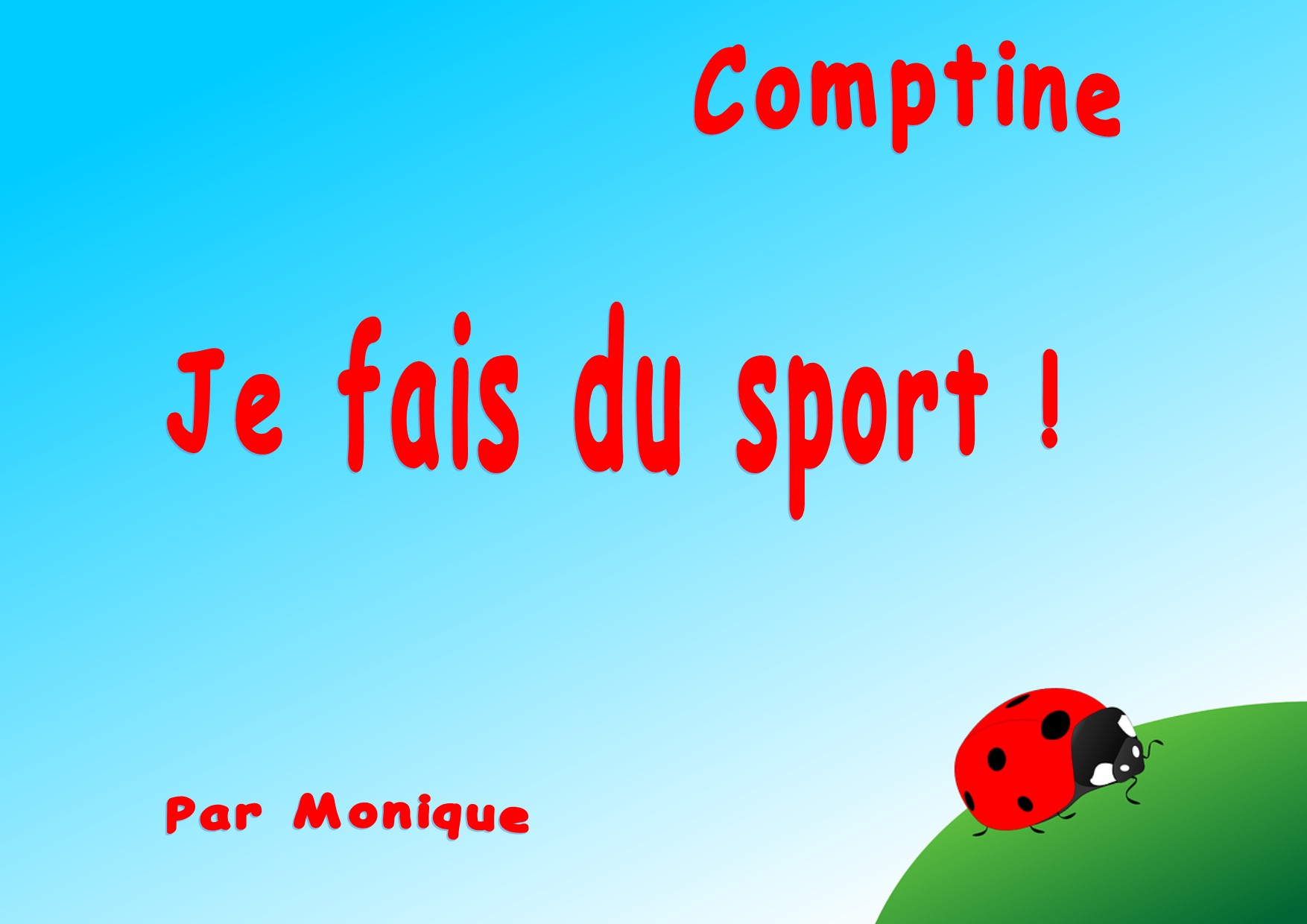 je fais du sport